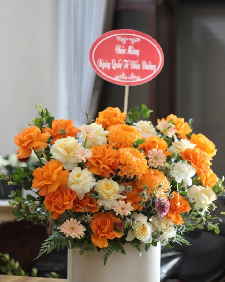 Hoa chúc mừng ngày điều dưỡng