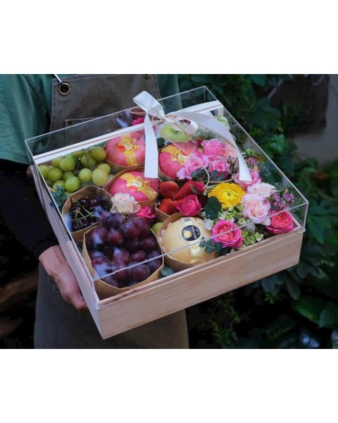 Giỏ Hoa Quả Chúc Mừng