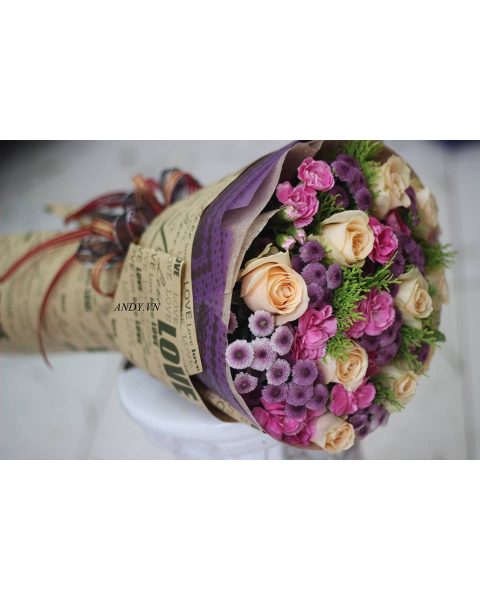 Bó hoa - Lời nhắn nhủ yêu thương