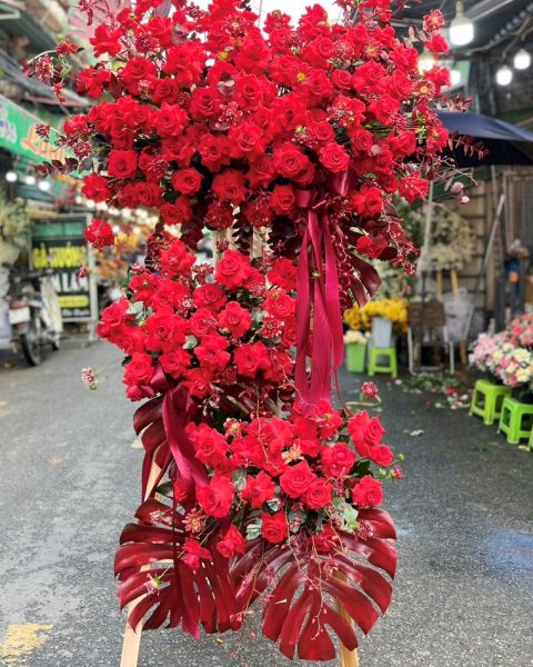 Lẵng hoa khai trương – Nổi bật