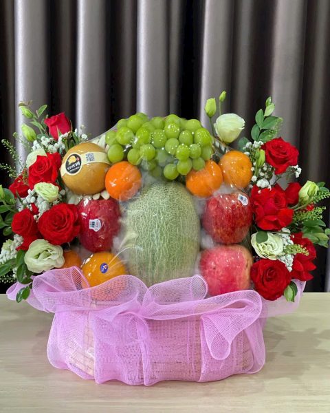 Giỏ Hoa Quả Chúc Mừng Tân Gia