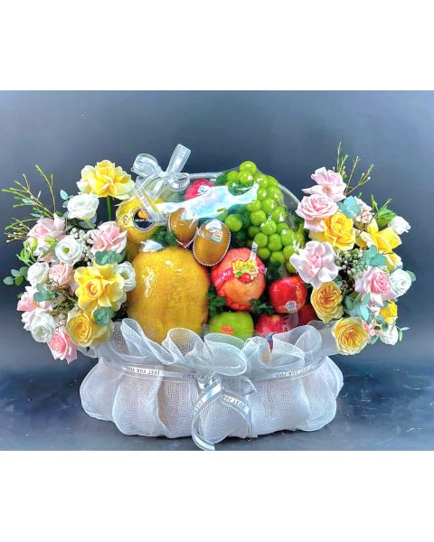 Giỏ Hoa Quả Chúc Mừng