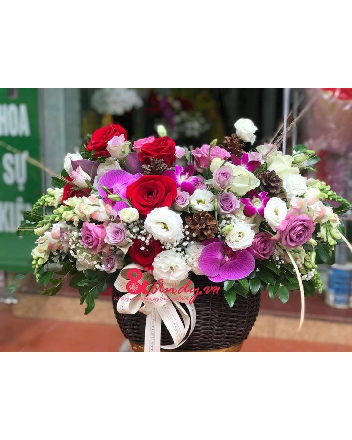 Giỏ hoa : Tận tụy