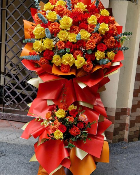 hoa chúc mừng 12