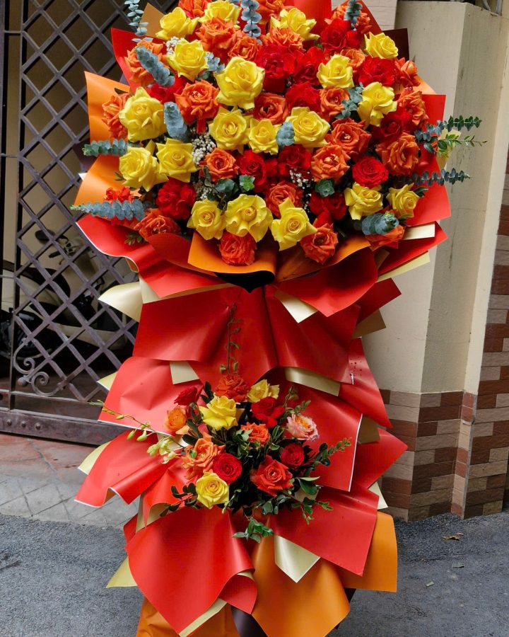 hoa chúc mừng 12