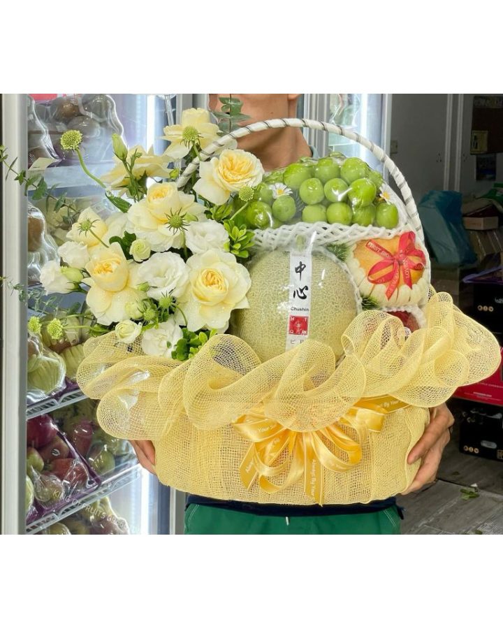 Giỏ Hoa Quả Mừng Khai Trương