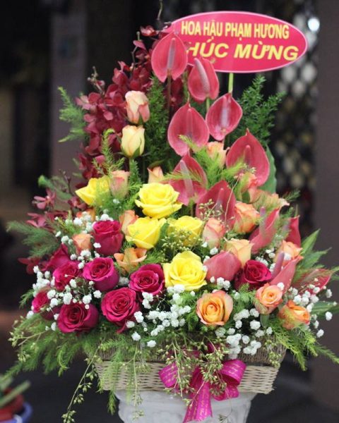 Giỏ hoa VIP