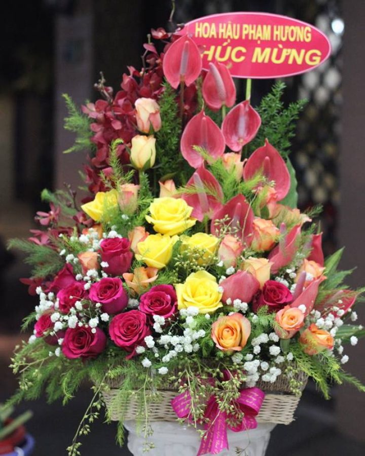Giỏ hoa VIP
