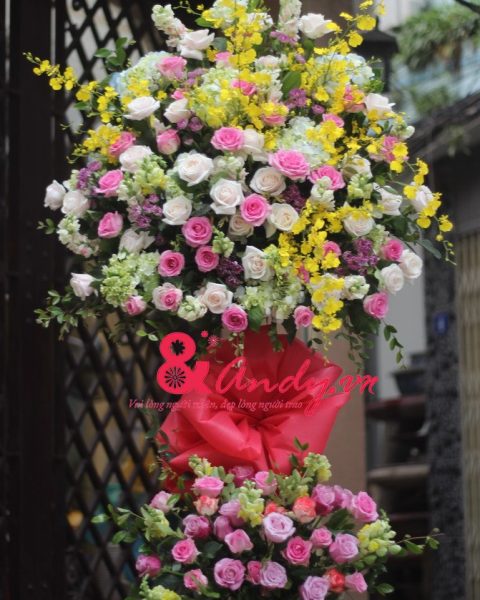 Giỏ hoa tài lộc