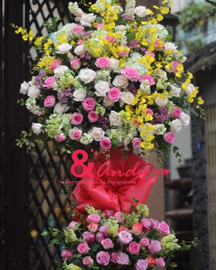 Giỏ hoa tài lộc