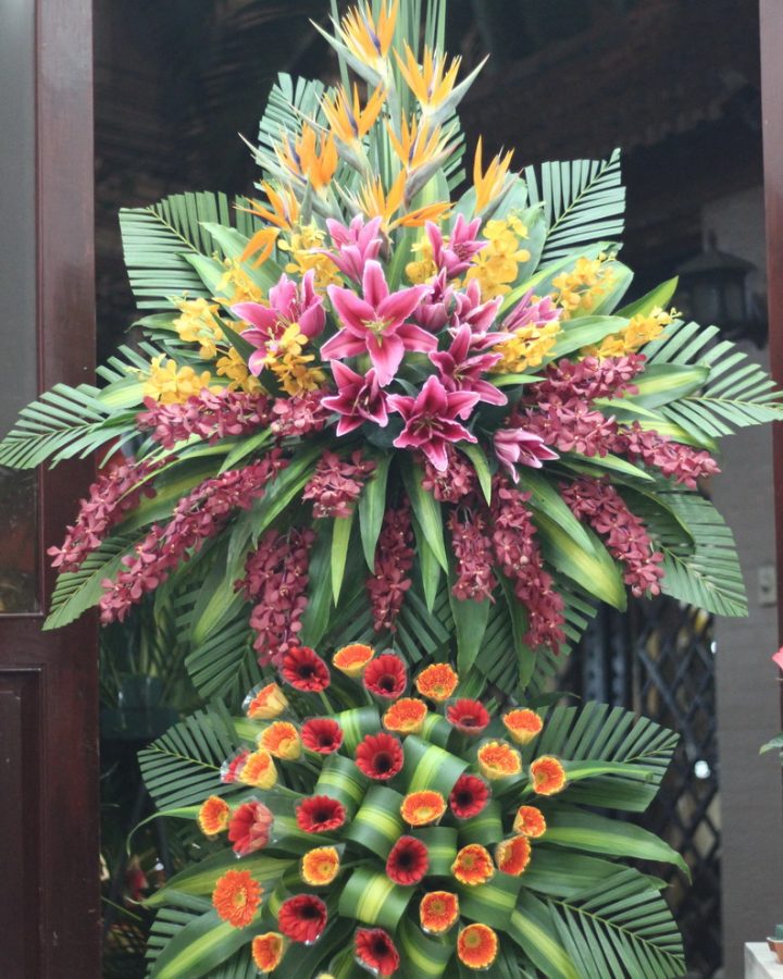 Hoa mừng khai trương
