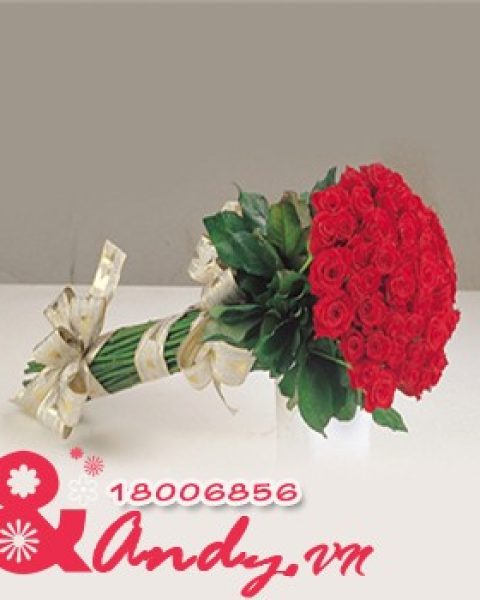 Bó hồng tình yêu.
