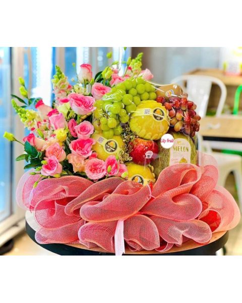 Giỏ Hoa Quả Chúc Mừng