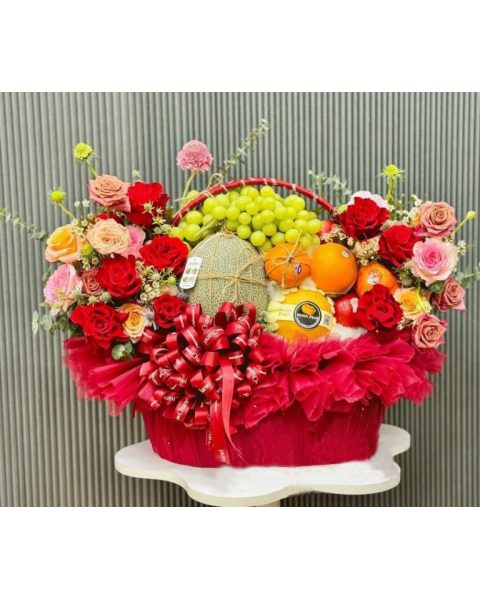 Giỏ Hoa Quả Mừng Khai Trương