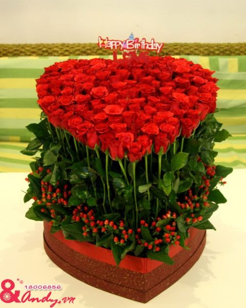 Hộp hoa Khu vườn tình yêu