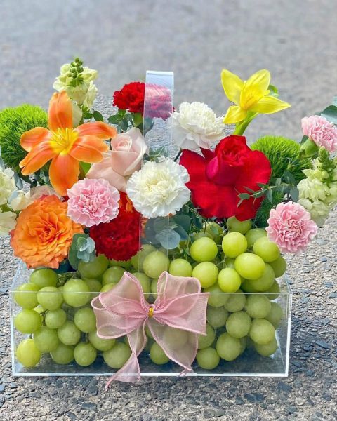 Giỏ Hoa Quả Chúc Mừng