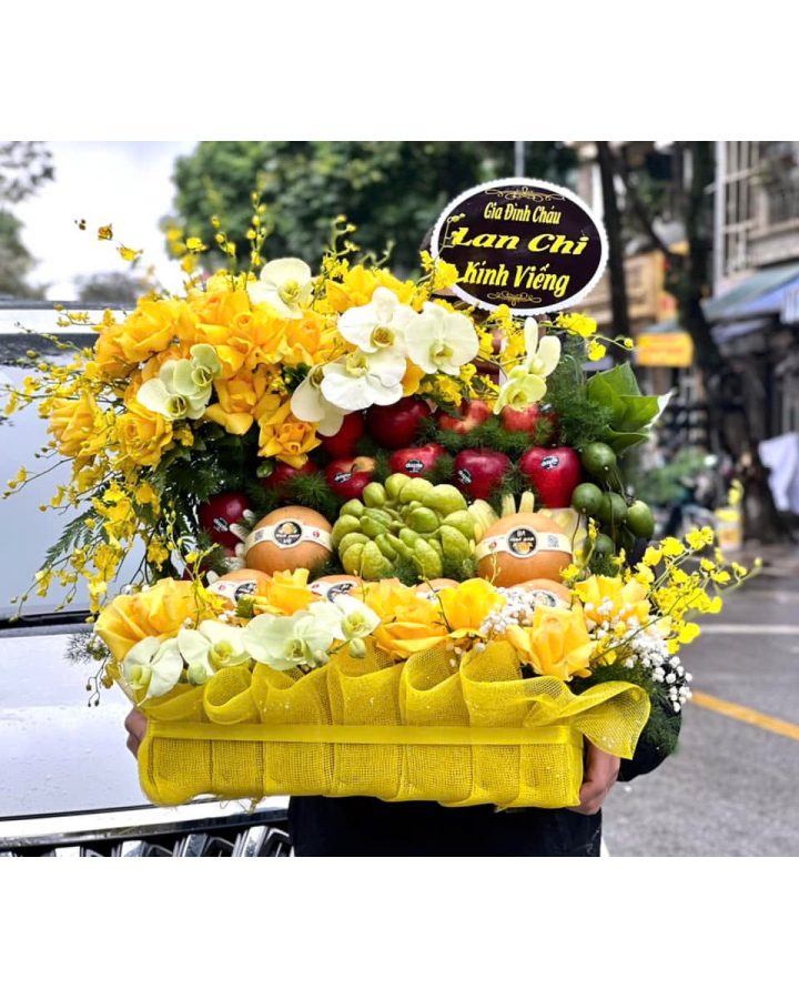 Giỏ Hoa Quả Chia Buồn