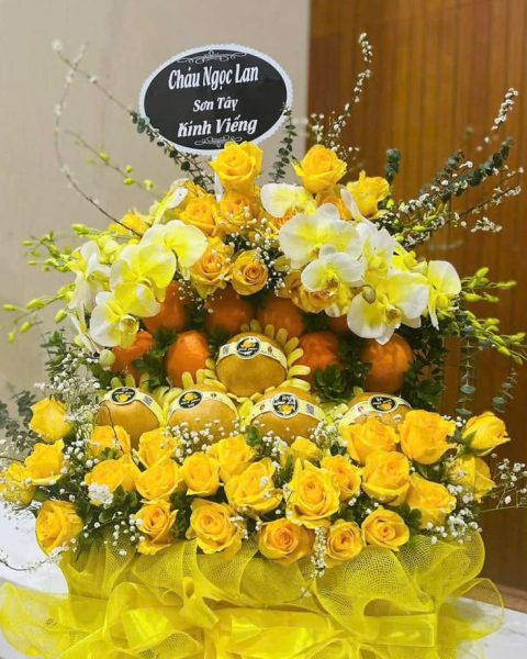 Giỏ Hoa Quả Chia Buồn