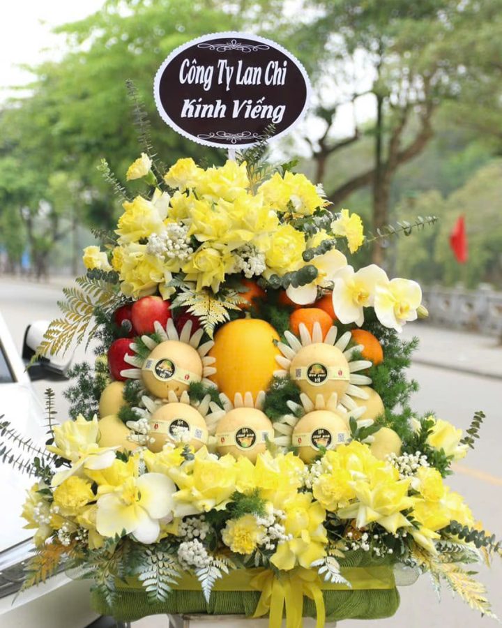 Giỏ Hoa Quả Chia Buồn